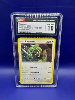 Rayquaza Legendary Pokemon Card - Cosmos Holo Promo SWSH029 - CGC 10 (R21) - Image 1