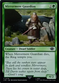 0179 MIRRORMERE GUARDIAN COMMON THE LORD OF THE RINGS MTG CARD - Image 1