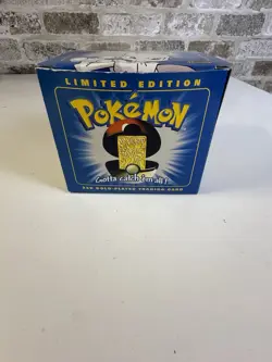 1999 Pokemon "Mewtwo" 23 Karat Gold Plated Special Edition Trading Card Collect - Image 2