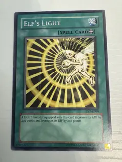 Yu-Gi-Oh TP1 E006 Elf's Light Rare NM Condition Card - Image 1