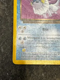 Dark Vaporeon 45/82 - Team Rocket Vintage Pokemon Card MP - Image 2