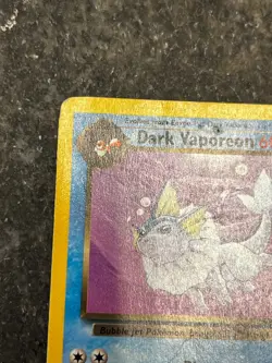 Dark Vaporeon 45/82 - Team Rocket Vintage Pokemon Card MP - Image 5
