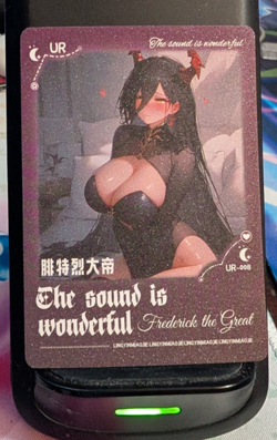 Frederick Azur Lane UR-08 YiYiBuShe Goddess Story Anime Waifu Card - Image 1
