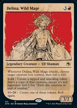 MTG English Delina, Wild Mage (Showcase) NM Normal - Image 1