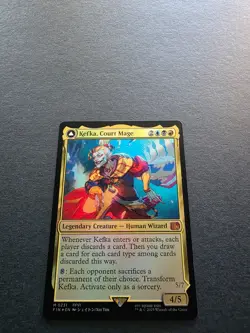 MTG: Final Fantasy - Kefka, Court Mage (Foil) M 0231 FIN Mythic - Image 1