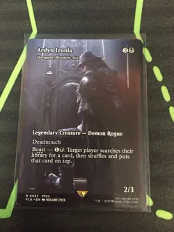 MTG Magic The Gathering Ardyn Izuna Rare Showcase Demon Final Fantasy - Image 1