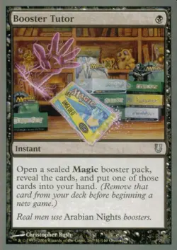 MTG English Booster Tutor NM Normal Unhinged - Image 1