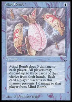 MTG English Mind Bomb NM Normal The Dark - Image 1