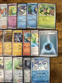 Pokemon TCG Black bolt 25 Card Holo Bundle - Pack Fresh Sleeved - Image 3