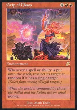 MTG English Grip of Chaos NM Normal Scourge - Image 1