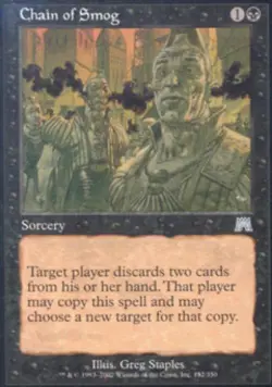 MTG English Chain of Smog NM Normal Onslaught - Image 1