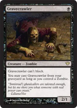 MTG English Gravecrawler NM Normal Dark Ascension - Image 1