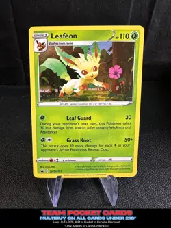 Leafeon SWSH191, Black Star Promo, Pokemon, NM - Image 1