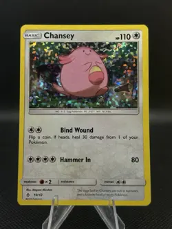 Chansey 10/12 Holo McDonalds Collection Promo 2018 Pokemon TCG - LP - Image 1