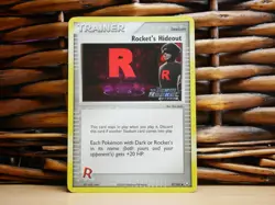 Pokemon ROCKET'S HIDEOUT 87/109 REV HOLO | LP Light Play | EX Team Rocket | 2004 - Image 1