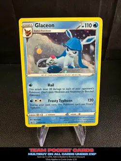 Glaceon SWSH192, Black Star Promo, Pokemon, NM - Image 1