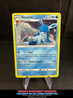 Glaceon SWSH192, Black Star Promo, Pokemon, NM - Image 1