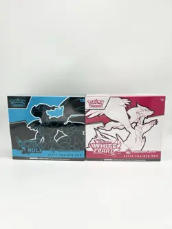 Pokemon Center Exclusive Black Bolt White Flare Elite Trainer Box ETB set SEALED - Image 1