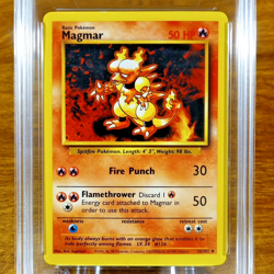 Pokemon Base Set Series Unlimited Magmar 36/102 AGS Mint+ 9.5 Uncommon 1999 - Image 2