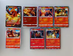 Pokemon card Charizard Promo 143/S-P V 001/021 etc 7cards Japanese Tracking - Image 1
