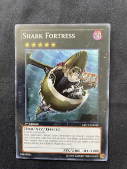Yugioh - Shark Fortress LTGY-EN048 Lord of the Tachyon Galaxy 1st Edition - MP - Image 1