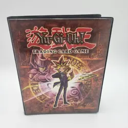 Yugioh 1996 Vintage No Ring Collection Binder 14 Pages With Matching Playmat - Image 2