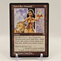 Magic The Gathering MTG Lion's Eye Diamond Artifact Mirage Rare 1996 - Image 1