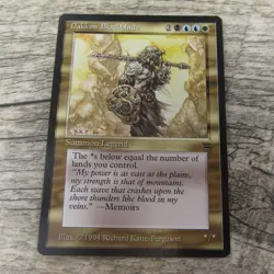 Magic The Gathering MTG Dakkon Blackblade Legends 1994 LP Excellent Ungraded - Image 1