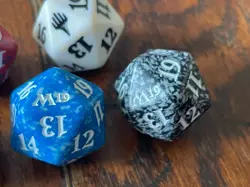 Magic The Gathering MTG Planeswalker Symbol D20 Spindown Dice Set - Image 2