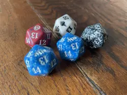 Magic The Gathering MTG Planeswalker Symbol D20 Spindown Dice Set - Image 4