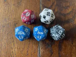 Magic The Gathering MTG Planeswalker Symbol D20 Spindown Dice Set - Image 5