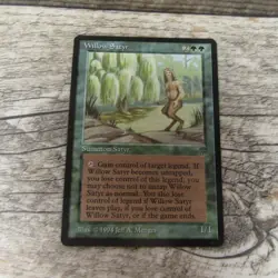 Magic The Gathering MTG Willow Satyr Legends 1994 LP Excellent Ungraded - Image 1