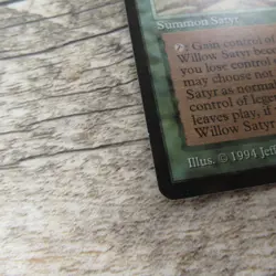 Magic The Gathering MTG Willow Satyr Legends 1994 LP Excellent Ungraded - Image 2