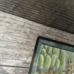 Magic The Gathering MTG Willow Satyr Legends 1994 LP Excellent Ungraded - Image 3