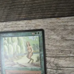 Magic The Gathering MTG Willow Satyr Legends 1994 LP Excellent Ungraded - Image 4