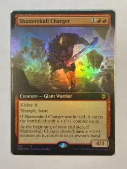 MTG - Shatterskull Charger - Extended Art - FOIL - Zendikar Rising - Image 1