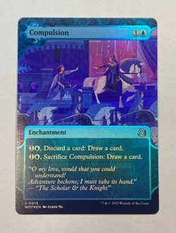 MTG - Compulsion - FOIL - Wilds of Eldraine: Enchanting Tales - Image 1