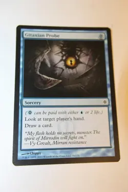 MTG Gitaxian Probe x1- -New Phyrexia-Lightly Played - Image 1