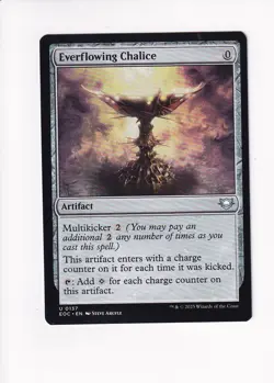 MAGIC THE GATHERING MTG COMMANDER: EDGE OF ETERNITIES EVERFLOWING CHALICE - Image 1