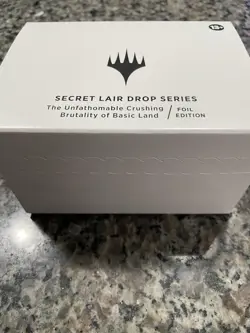 Unfathomable Crushing Brutality Of Basic Lands Secrete Lair MTG Foil- Unopened - Image 1
