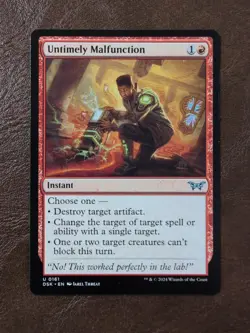 Untimely Malfunction Duskmourn: House of Horror Regular - Image 1