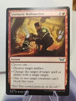 Untimely Malfunction Duskmourn: House of Horror Regular - Image 1