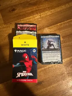 Magic The Gathering Spider-Man Welcome Deck White + Blue New Sealed COMIC CON - Image 2