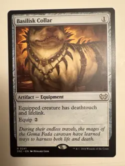 Basilisk Collar #241 (NM) Duskmourn DSC Magic MTG - Image 1