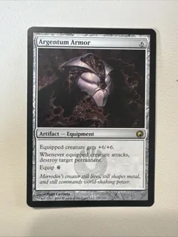 Argentum Armor - Scars of Mirrodin - Magic The Gathering - Image 1
