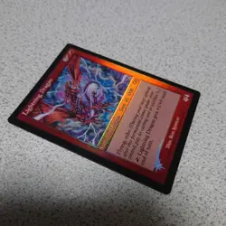 MTG USG Lightning Dragon English Foil Old Frame Promo Used - Image 2