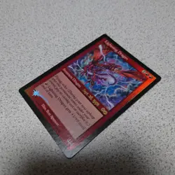 MTG USG Lightning Dragon English Foil Old Frame Promo Used - Image 5