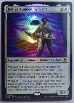 Haliya, Guided by Light [New, Near Mint] *Foil* {Edge of Eternities} - Image 1
