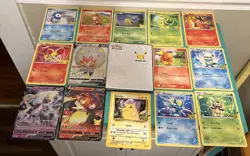 Pokemon First Partner Pack 25th Anniversary Jumbo Card Set NEAR COMPLETE Binder - Image 2