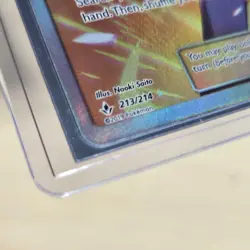 Pokemon TCG Red's Challenge 213/214 SM Unbroken Bonds Full Art Card - Image 5